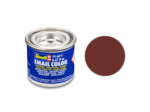 Revell 32137 Paint 37 Reddish Brown Matt RAL 3009 Enamel 14ml