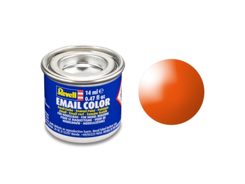 Revell 32130 Paint 30 Orange Gloss RAL 2004 Enamel 14ml
