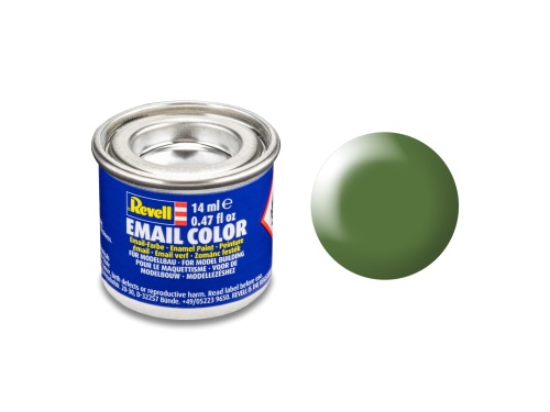 Revell 32360 Paint 360 Green Silk Enamel RAL 6025 Enamel 14ml