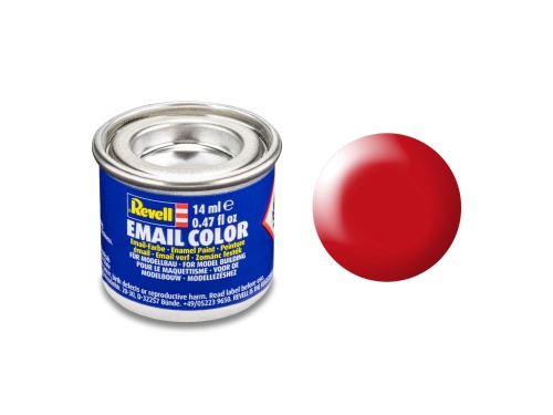 Revell 32332 Paint 332 Luminous Red Silk RAL 3024 Enamel 14ml