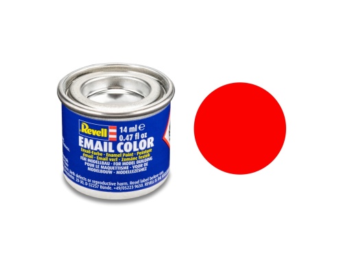 Revell 32125 Paint 25 Luminous Orange Matt RAL 2005 Enamel 14ml