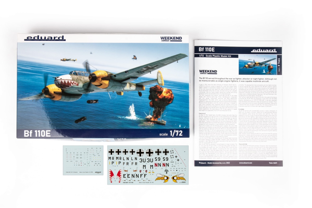 Zdjęcie dodatkowe produktu Bf 110E Weekend Edition 1:72 Eduard 7464