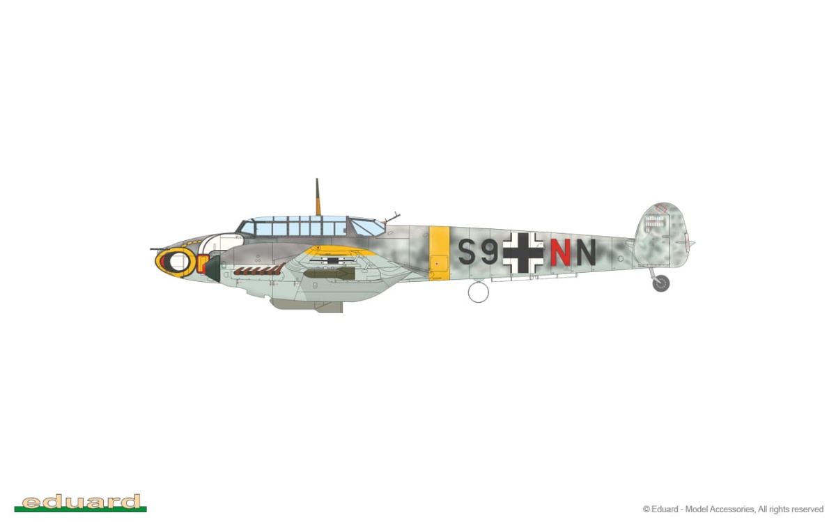 Zdjęcie dodatkowe produktu Bf 110E Weekend Edition 1:72 Eduard 7464