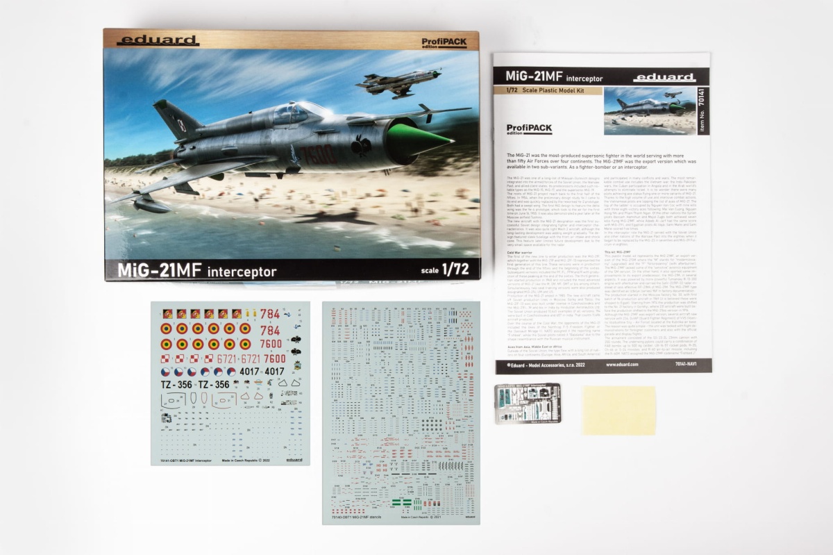 Zdjęcie dodatkowe produktu MiG-21MF Interceptor 1:72 Eduard 70141