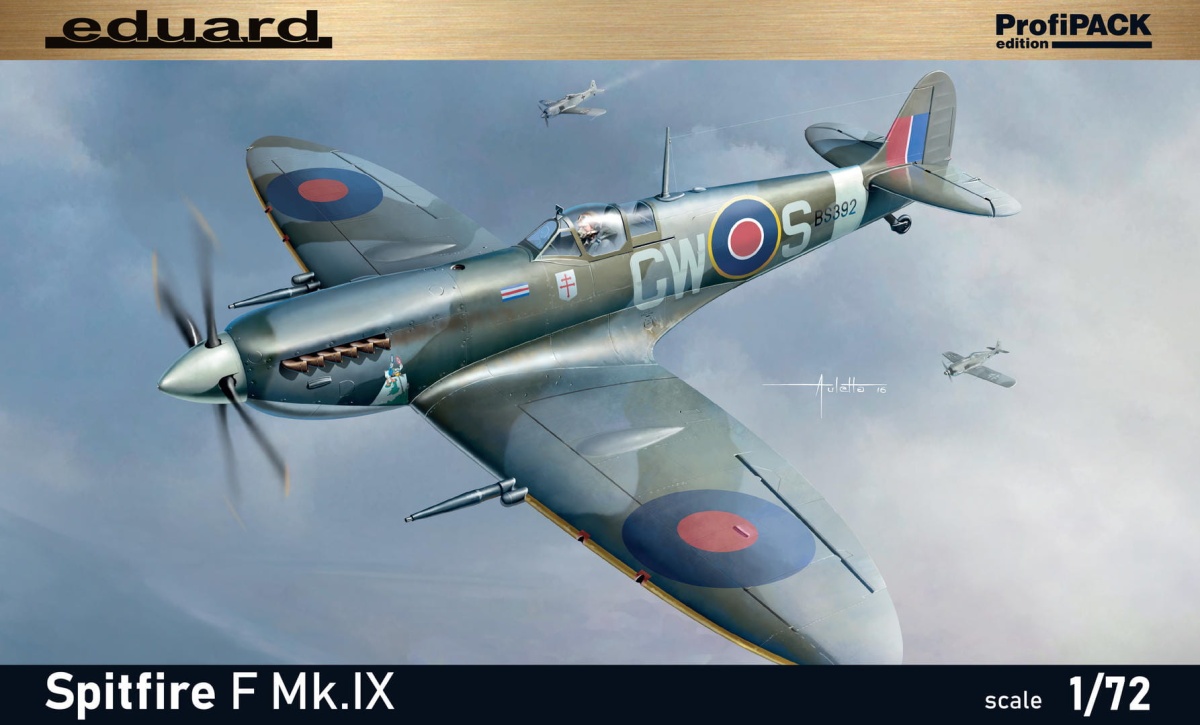 Zdjęcie dodatkowe produktu Spitfire F Mk. IX 1:72 Eduard 70122