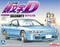 Zdjęcie główne produktu Nissan Sileighty (Sil80) Initial D (Mako&Sayuki) 1:32 Aoshima 008980