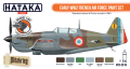 Zdjęcie dodatkowe produktu Hataka CS16 Early WW2 French Air Force paint set