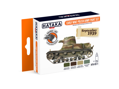 Hataka CS11 Early WW2 Polish Army paint set