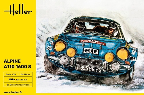 Alpine A110 (1600) 1:24 Heller 80745