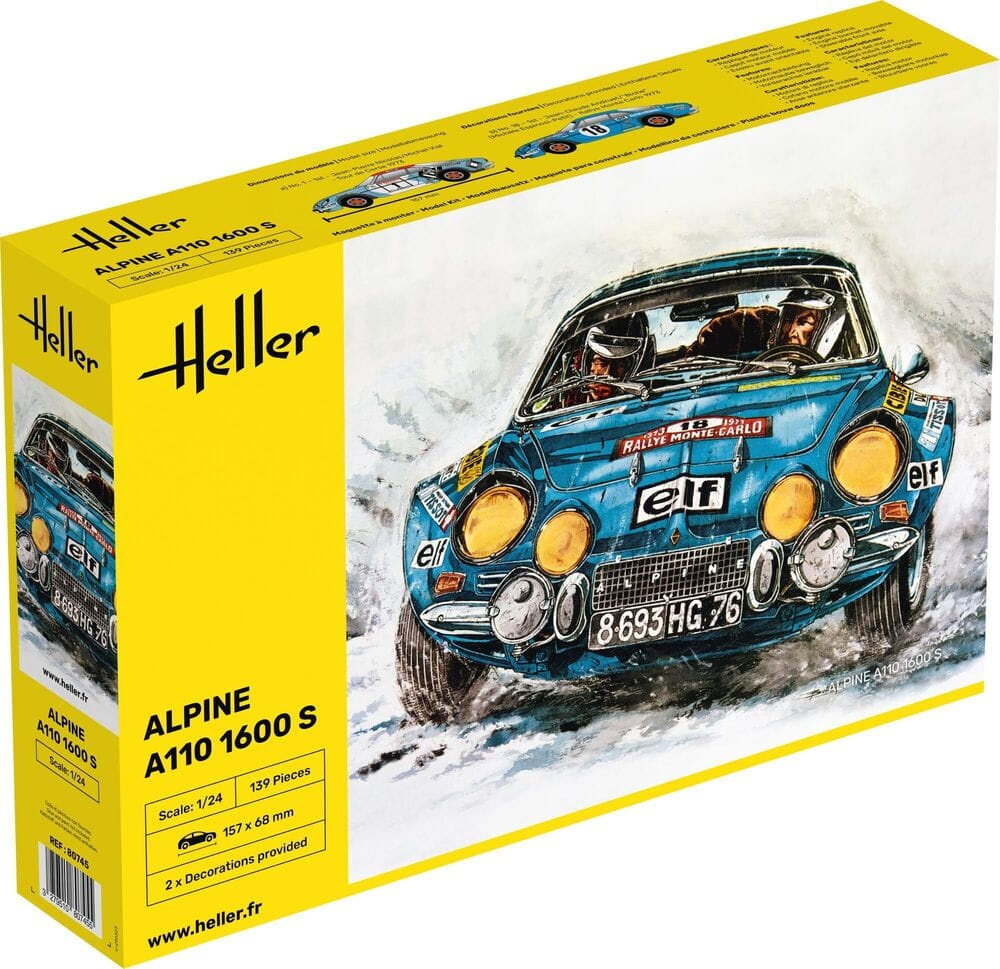 Zdjęcie dodatkowe produktu Alpine A110 (1600) 1:24 Heller 80745
