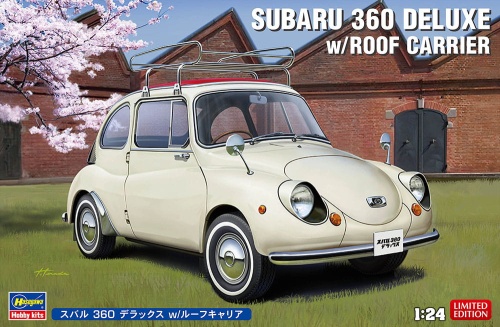 Subaru 360 Deluxe with roof rack 1:24 Hasegawa 20622