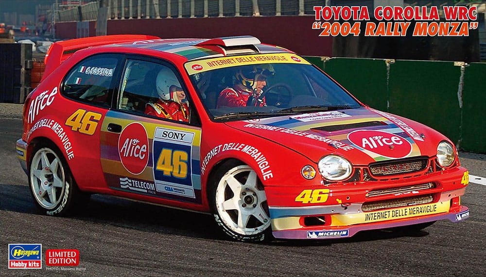 Zdjęcie główne produktu Toyota Corolla WRC (2004 Rally Monza) 1:24 Hasegawa 20619