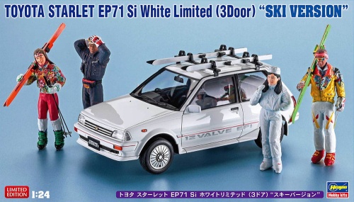 Toyota Starlet EP71 Si White Limited 1:24 Hasegawa 20610