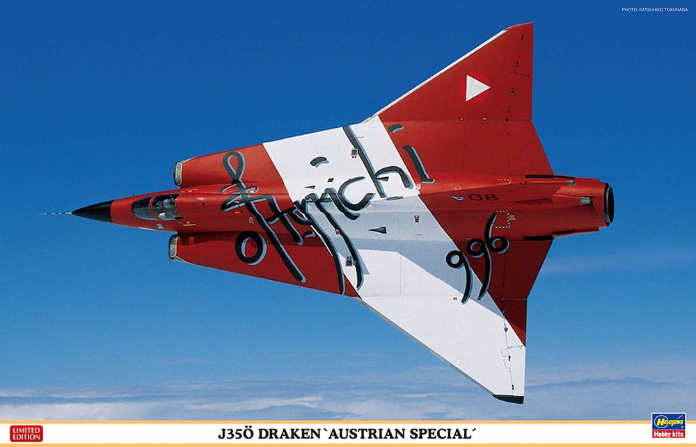 Zdjęcie główne produktu J35Ö Draken (Austrian Special) 1:48 Hasegawa 07519