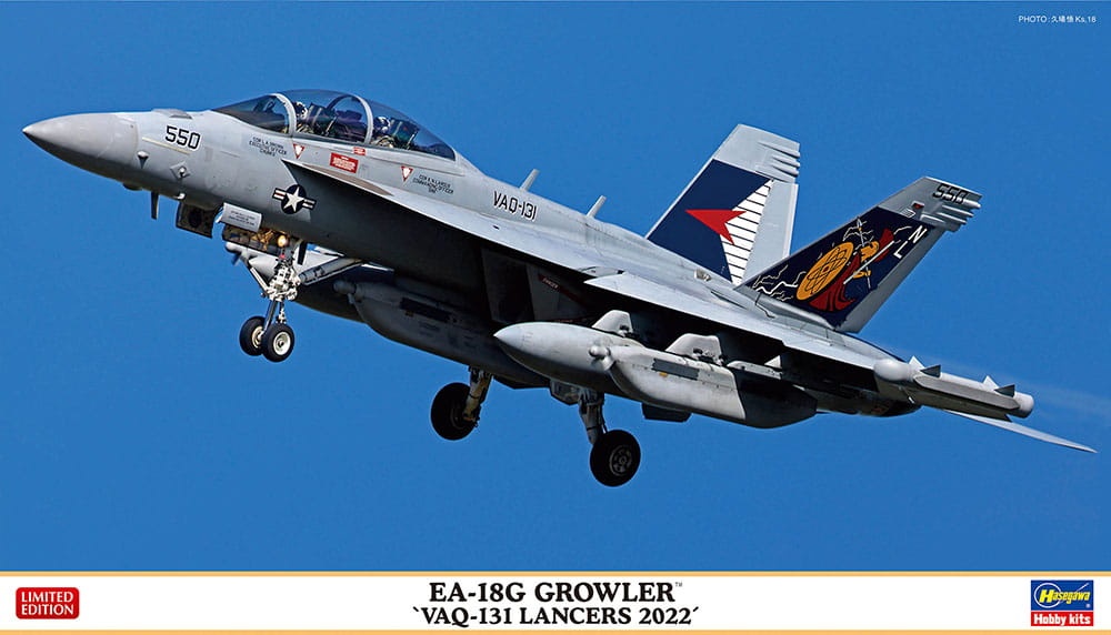 Zdjęcie główne produktu EA-18G Growler (VAQ-131 Lancers 2022) 1:72 Hasegawa 02432