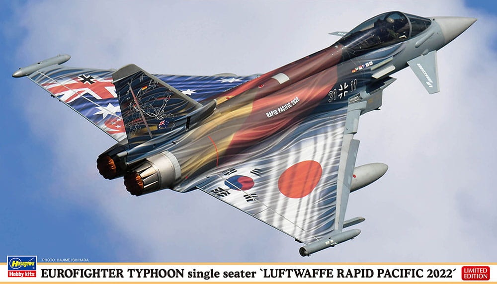 Zdjęcie główne produktu Eurofighter Typhoon (Luftwaffe Rapid Pacific 2022) 1:72 Hasegawa 02430