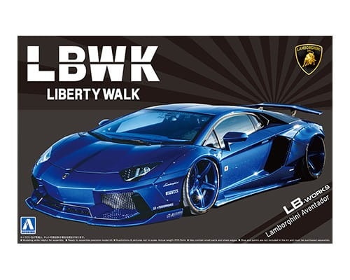 Zdjęcie główne produktu Lamborghini Aventador LB-WORKS (Ver.2) 1:24 Aoshima 059913