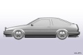 Zdjęcie dodatkowe produktu Toyota AE86 Trueno (High-Tech Two-Tone) SNAP KIT 1:32 Aoshima 064672
