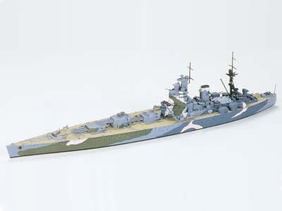 Zdjęcie dodatkowe produktu British Battleship Nelson 1:700 Tamiya 77504