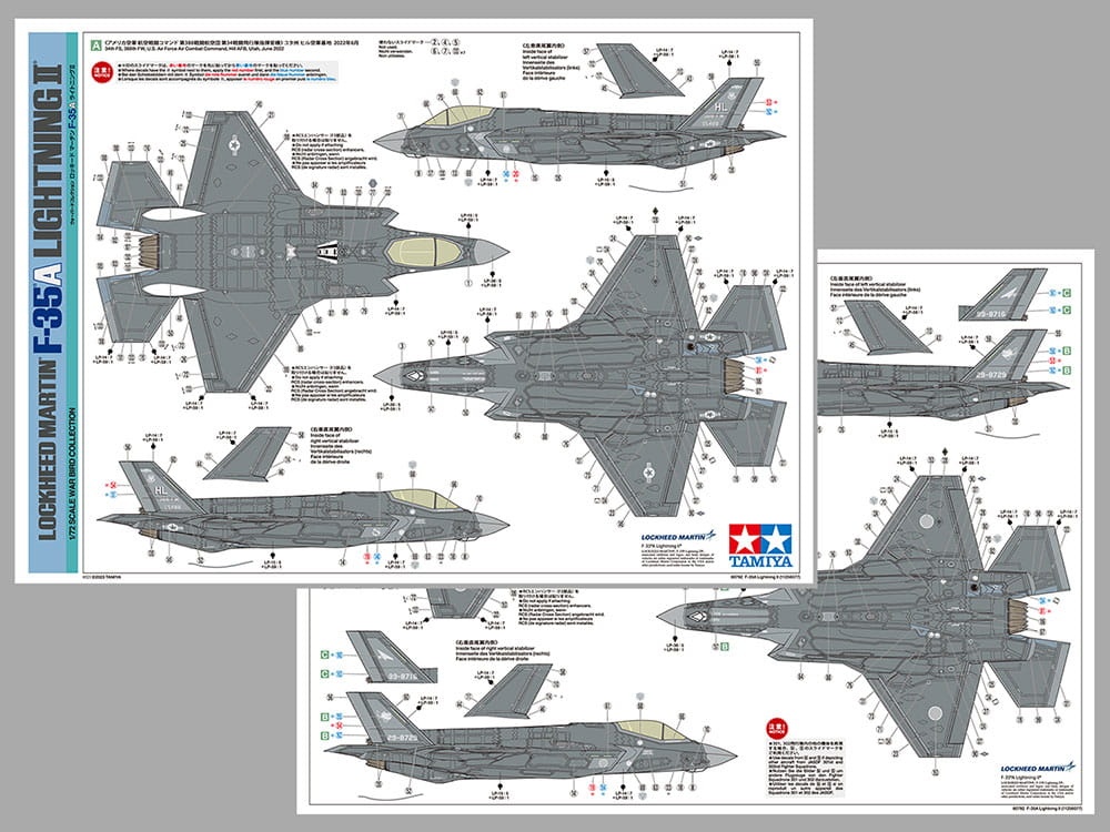 Zdjęcie dodatkowe produktu Lockheed Martin F-35A Lightning II 1:72 Tamiya 60792