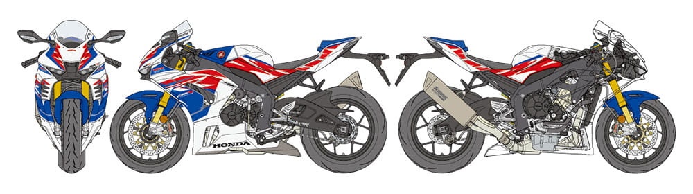 Zdjęcie dodatkowe produktu Honda CBR1000RR-R FIREBLADE SP 30th Anniversary 1:12 Tamiya 14141