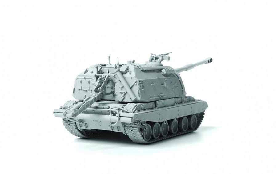 Zdjęcie dodatkowe produktu MSTA-S Russian 152mm self-propelled Howitzer 1:72 Zvezda 5045