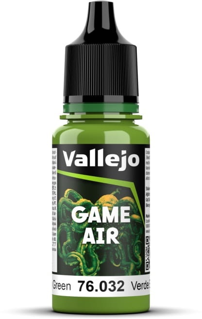 Zdjęcie główne produktu Vallejo 76032 Scorpy Green Game Air 18ml