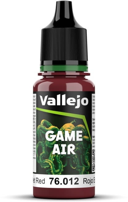 Zdjęcie główne produktu Vallejo 76012 Scarlet Red Game Air 18ml