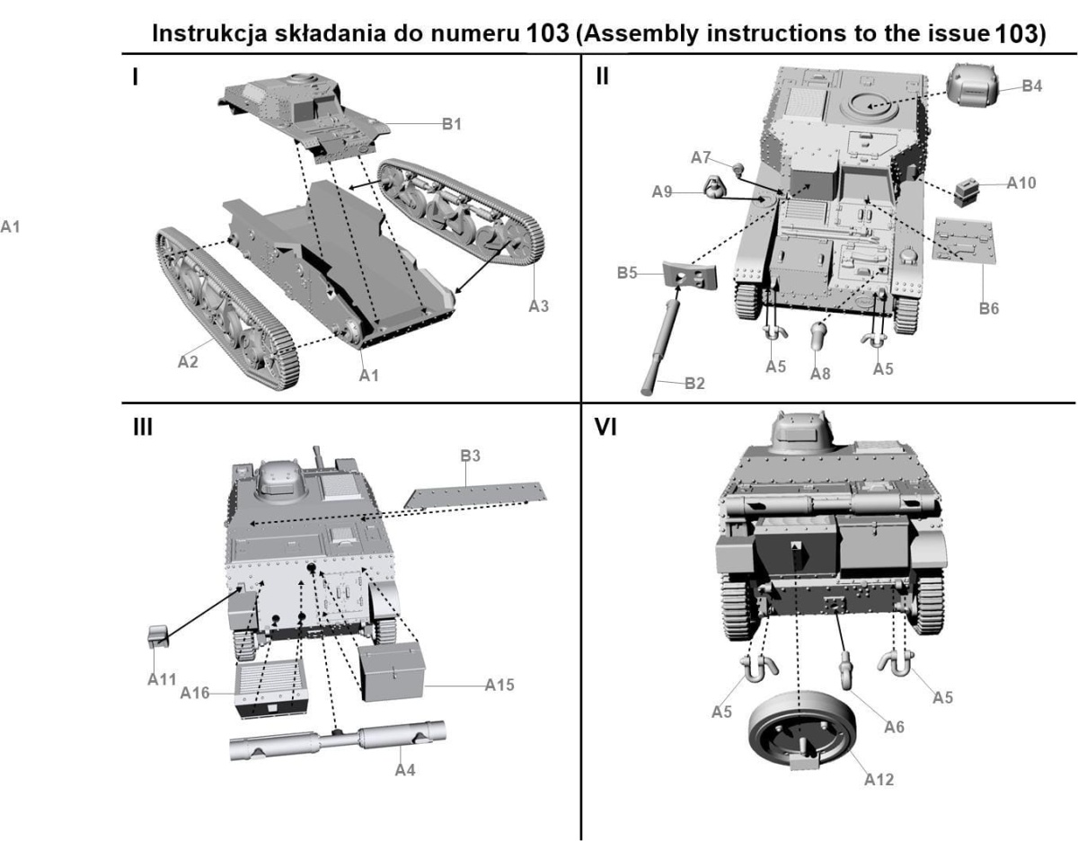 Zdjęcie dodatkowe produktu Francuski niszczyciel czołgów AMR35 ZT3 1:72 First To Fight PL103