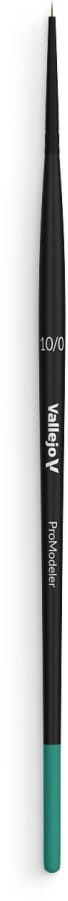 Zdjęcie główne produktu Pędzel okrągły naturalny 10/0 Vallejo B01100 Pro Modeler Natural Hair Round No. 10/0
