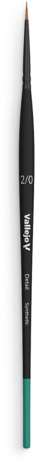 Zdjęcie główne produktu Pędzel okrągły syntetyczny 2/0 Vallejo B02020 Detail Round Synthetic No. 2/0