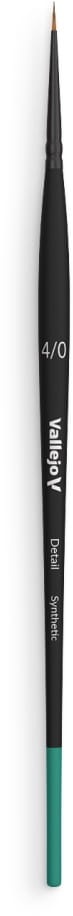 Zdjęcie główne produktu Pędzel okrągły syntetyczny 4/0 Vallejo B02040 Detail Round Synthetic No. 4/0