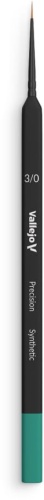 Vallejo B03030 Precision Round Synthetic Brush, Triangular Handle No. 3/0