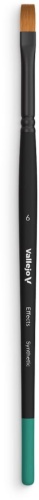 Vallejo B04006 Effects Flat Rectangular Synthetic Brush No. 6