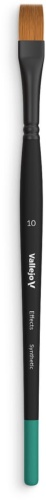 Vallejo B04010 Effects Flat Rectangular Synthetic Brush No. 10