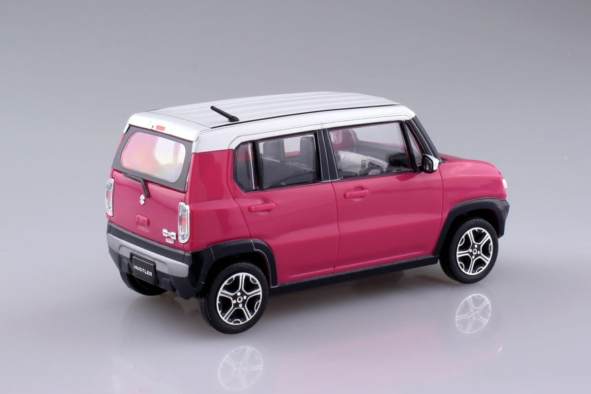 Zdjęcie dodatkowe produktu Suzuki Hustler (Candy Pink Metallic) SNAP KIT 1:32 Aoshima 054154