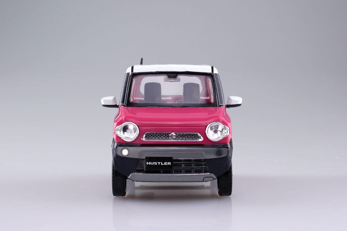 Zdjęcie dodatkowe produktu Suzuki Hustler (Candy Pink Metallic) SNAP KIT 1:32 Aoshima 054154
