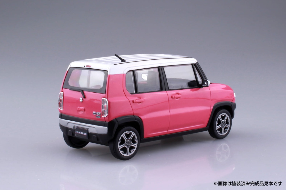 Zdjęcie dodatkowe produktu Suzuki Hustler (Candy Pink Metallic) SNAP KIT 1:32 Aoshima 054154