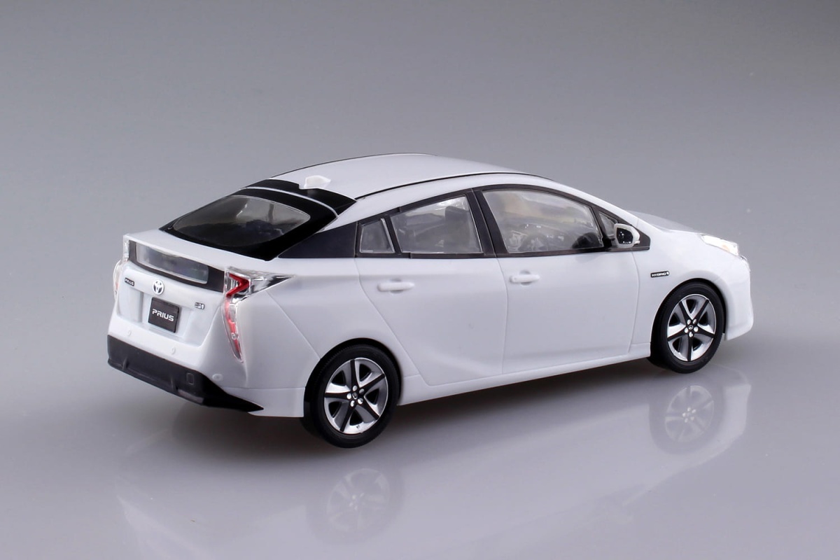Zdjęcie dodatkowe produktu Toyota Prius (Super White II) SNAP KIT 1:32 Aoshima 054161