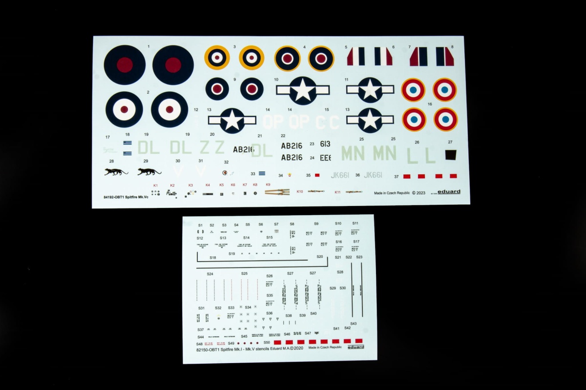 Zdjęcie dodatkowe produktu Spitfire Mk. Vc 1:48 Eduard 84192 Weekend Edition