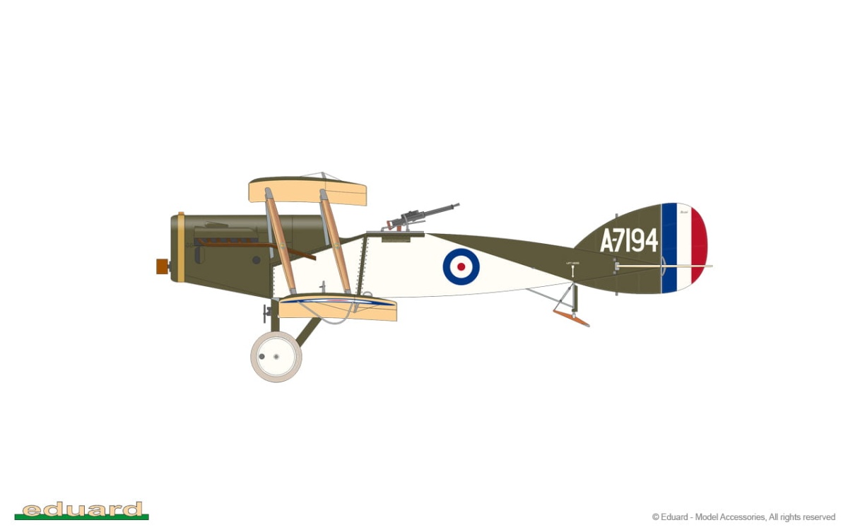 Zdjęcie dodatkowe produktu Bristol F.2B Fighter 1:48 Eduard 8452 Weekend Edition