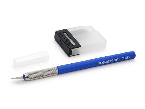 Modelers Knife, Scalpel Modelers Knife (Blue) Tamiya 69943
