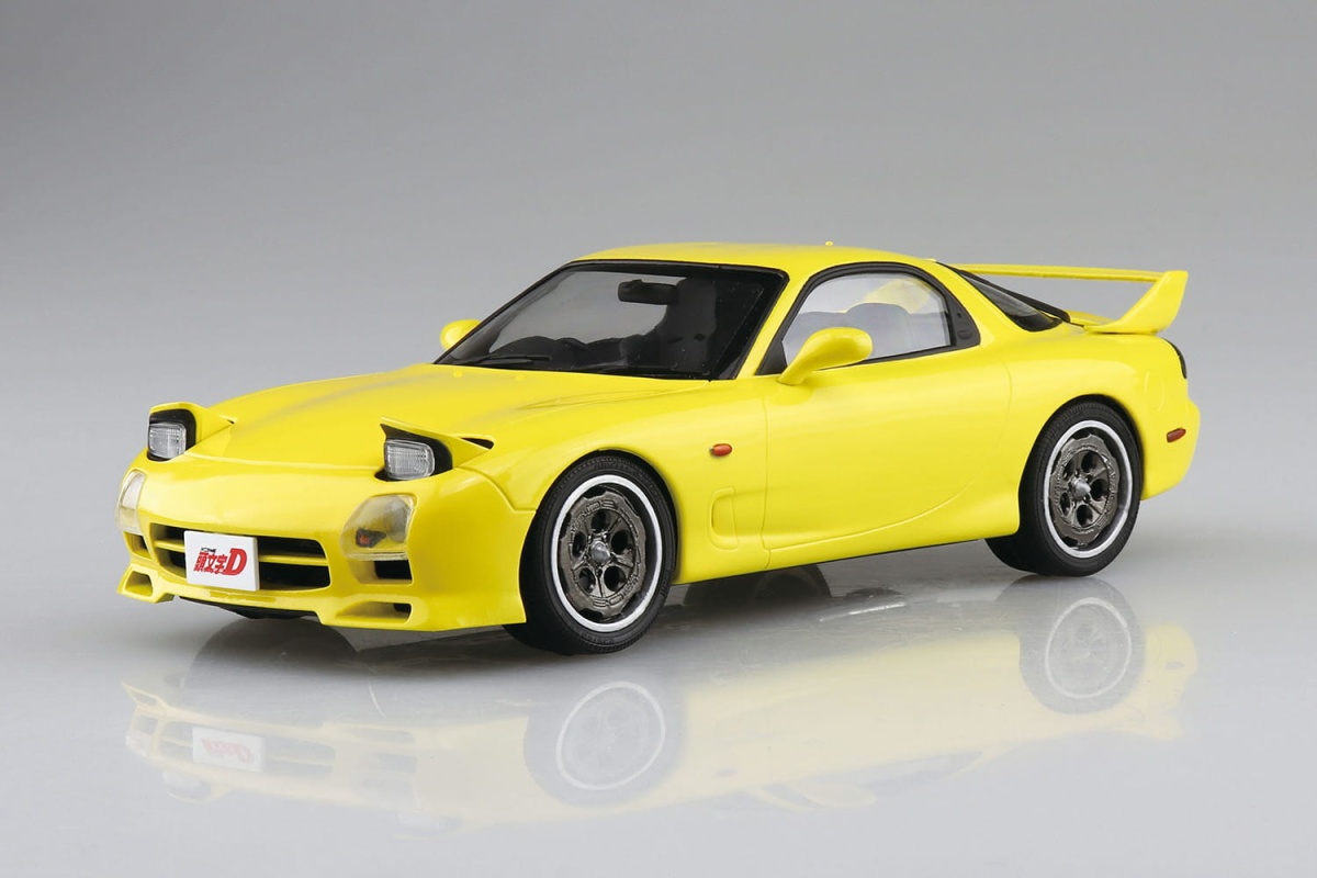 Zdjęcie dodatkowe produktu Mazda RX-7 FD3S Initial D Takahashi Ryosuke 1:24 Aoshima 064931