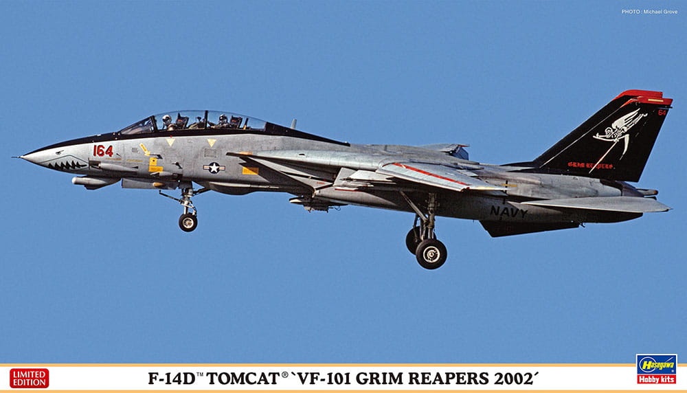 Zdjęcie główne produktu F-14D Tomcat VF-101 Grim Reapers 2002 1:72 Hasegawa 02444