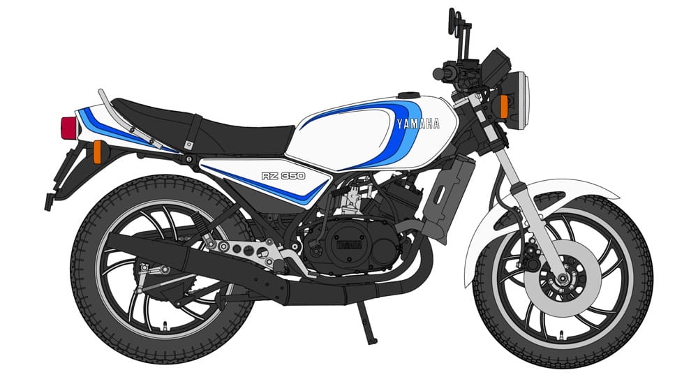 Zdjęcie dodatkowe produktu Yamaha RZ350 (4U0) (1981) 1:12 Hasegawa BK15