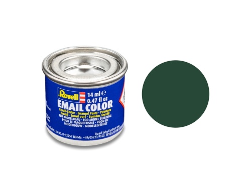 Revell 32168 Paint 68 Dark Green (RAF) Matt Enamel 14ml