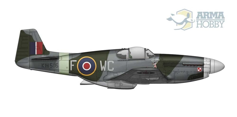 Zdjęcie dodatkowe produktu P-51 B/C Mustang 1:72 Arma Hobby 70067