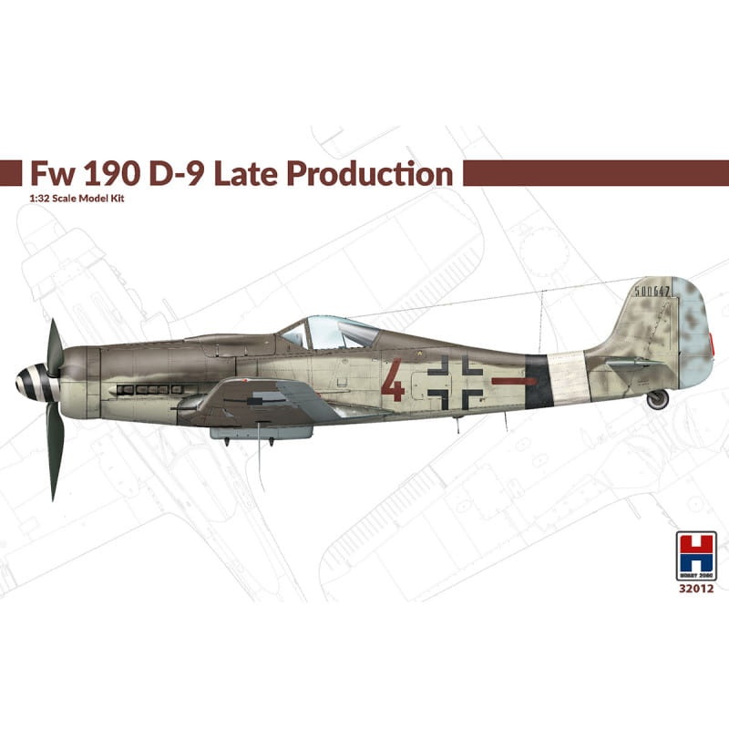 Zdjęcie główne produktu Fw 190 D-9 Late Production 1:32 Hobby 2000 32012