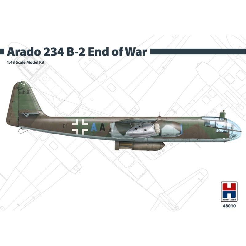 Zdjęcie główne produktu Arado 234 B-2 End of War 1:48 Hobby 2000 48010