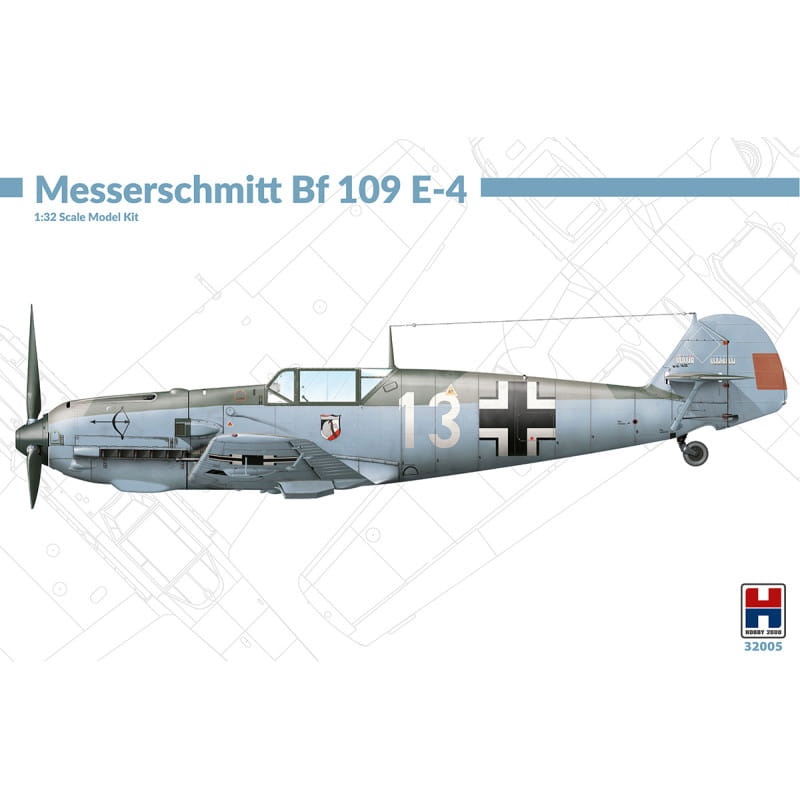 Zdjęcie główne produktu Messerschmitt Bf 109 E-4 1:32 Hobby 2000 32005